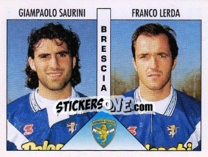 Sticker Saurini / Lerda - Calciatori 1995-1996 - Panini