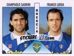 Sticker Saurini / Lerda - Calciatori 1995-1996 n. 378 - Panini