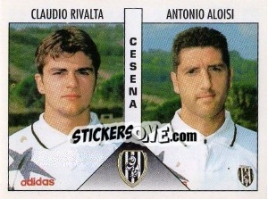 Figurina Rivalta / Aloisi - Calciatori 1995-1996 - Panini