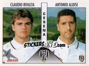 Sticker Rivalta / Aloisi - Calciatori 1995-1996 n. 382 - Panini
