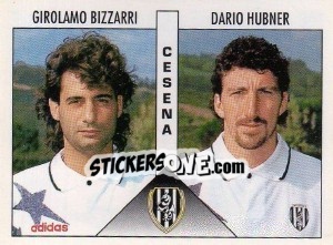 Cromo Bizzarri / Hubner - Calciatori 1995-1996 - Panini