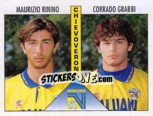 Sticker Rinino / Grabbi - Calciatori 1995-1996 - Panini