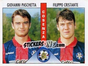 Sticker Paschetta / Cristante - Calciatori 1995-1996 n. 401 - Panini