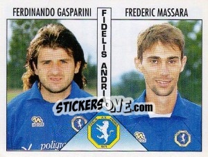 Sticker Gasparini / Massara - Calciatori 1995-1996 n. 414 - Panini