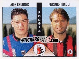 Sticker Brunner / Nicoli - Calciatori 1995-1996 n. 416 - Panini