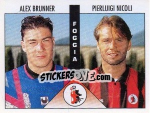 Figurina Brunner / Nicoli - Calciatori 1995-1996 - Panini