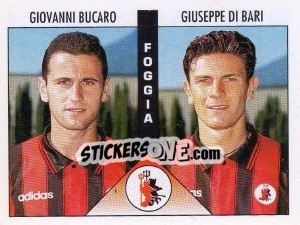 Sticker Bucaro / Di Bari - Calciatori 1995-1996 n. 419 - Panini