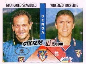 Figurina Spagnulo / Torrente - Calciatori 1995-1996 - Panini