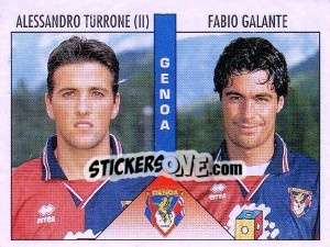 Figurina Turrone / Galante - Calciatori 1995-1996 - Panini