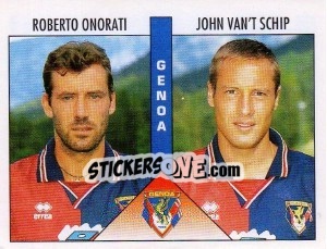Sticker Onorati / Van't Schip - Calciatori 1995-1996 n. 431 - Panini