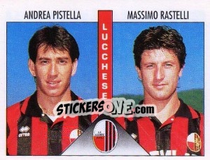 Sticker Pistella / Rastelli - Calciatori 1995-1996 - Panini