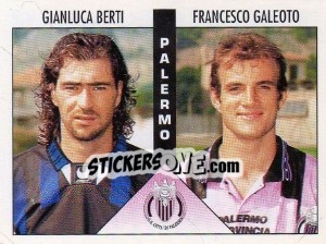 Sticker Berti / Galeoto - Calciatori 1995-1996 n. 443 - Panini