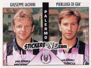 Cromo Iachini / Di Già - Calciatori 1995-1996 - Panini