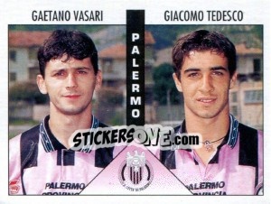 Sticker Vasari / Tedesco - Calciatori 1995-1996 n. 449 - Panini