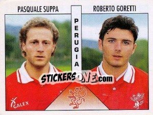 Figurina Suppa / Goretti - Calciatori 1995-1996 - Panini