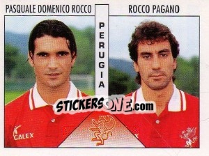 Sticker Rocco / Pagano - Calciatori 1995-1996 - Panini