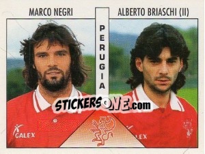 Sticker Negri / Briaschi - Calciatori 1995-1996 - Panini