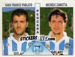 Sticker Parlato / Zanuta - Calciatori 1995-1996 - Panini