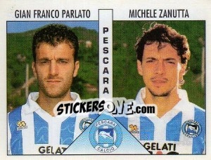 Sticker Parlato / Zanuta - Calciatori 1995-1996 n. 464 - Panini