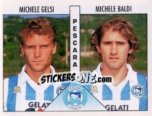 Cromo Gelsi / Baldi - Calciatori 1995-1996 - Panini