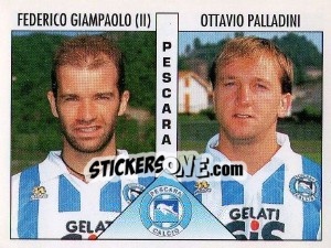 Sticker Giampaolo / Palladini - Calciatori 1995-1996 - Panini
