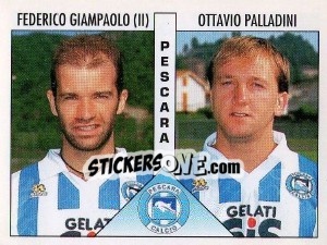 Sticker Giampaolo / Palladini - Calciatori 1995-1996 n. 467 - Panini