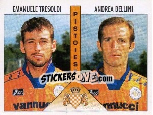 Sticker Tresoldi / Bellini - Calciatori 1995-1996 - Panini