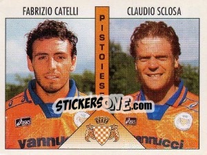 Cromo Catelli / Sclosa - Calciatori 1995-1996 - Panini