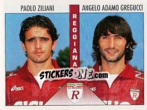Sticker Ziliani / Gregucci - Calciatori 1995-1996 n. 482 - Panini