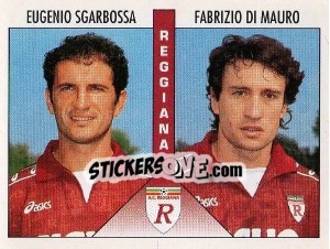 Sticker Sgarbossa / Di Mauro - Calciatori 1995-1996 n. 484 - Panini