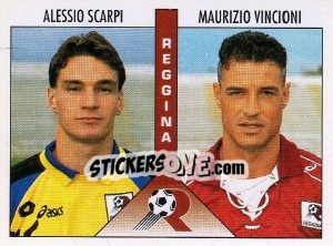 Sticker Scarpi / Vincioni - Calciatori 1995-1996 n. 488 - Panini