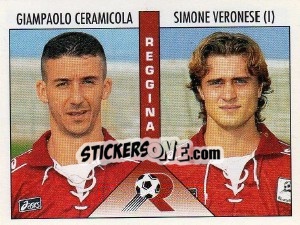 Sticker Ceramicola / Veronese - Calciatori 1995-1996 n. 491 - Panini