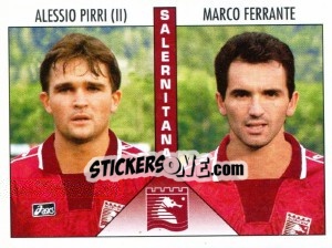 Sticker Pirri / Ferrante - Calciatori 1995-1996 - Panini