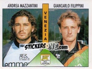 Sticker Mazzantini / Filippini - Calciatori 1995-1996 n. 506 - Panini