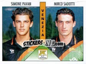 Sticker Pavan / Sadotti - Calciatori 1995-1996 n. 508 - Panini