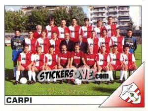 Sticker Carpi - Calciatori 1995-1996 - Panini