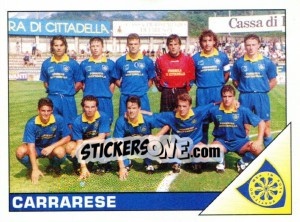 Figurina Carrarese - Calciatori 1995-1996 - Panini