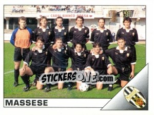 Figurina Massese - Calciatori 1995-1996 - Panini