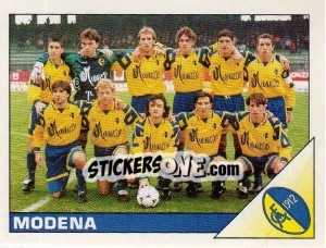 Sticker Modena - Calciatori 1995-1996 - Panini