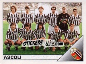 Sticker Ascoli - Calciatori 1995-1996 n. 552 - Panini