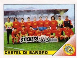 Sticker Castel di Sangro - Calciatori 1995-1996 - Panini
