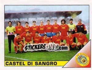 Figurina Castel di Sangro - Calciatori 1995-1996 - Panini