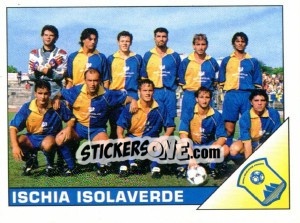 Figurina Ischia Isolaverde - Calciatori 1995-1996 - Panini