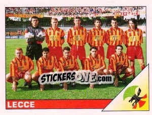 Figurina Lecce - Calciatori 1995-1996 - Panini