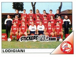 Sticker Lodigiani - Calciatori 1995-1996 n. 565 - Panini