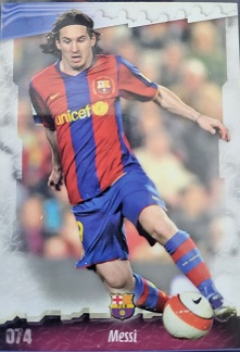 Sticker Messi - Las Fichas De La Liga 2008-2009 n. 74 - Mundicromo