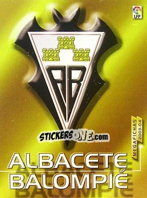 Sticker Escudo - Liga 2003-2004. Megafichas - Panini