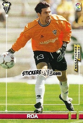 Cromo Roa - Liga 2003-2004. Megafichas n. 2 - Panini