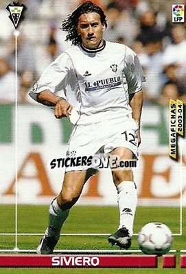 Sticker Siviero - Liga 2003-2004. Megafichas - Panini