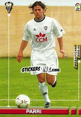 Cromo Parri - Liga 2003-2004. Megafichas n. 11 - Panini